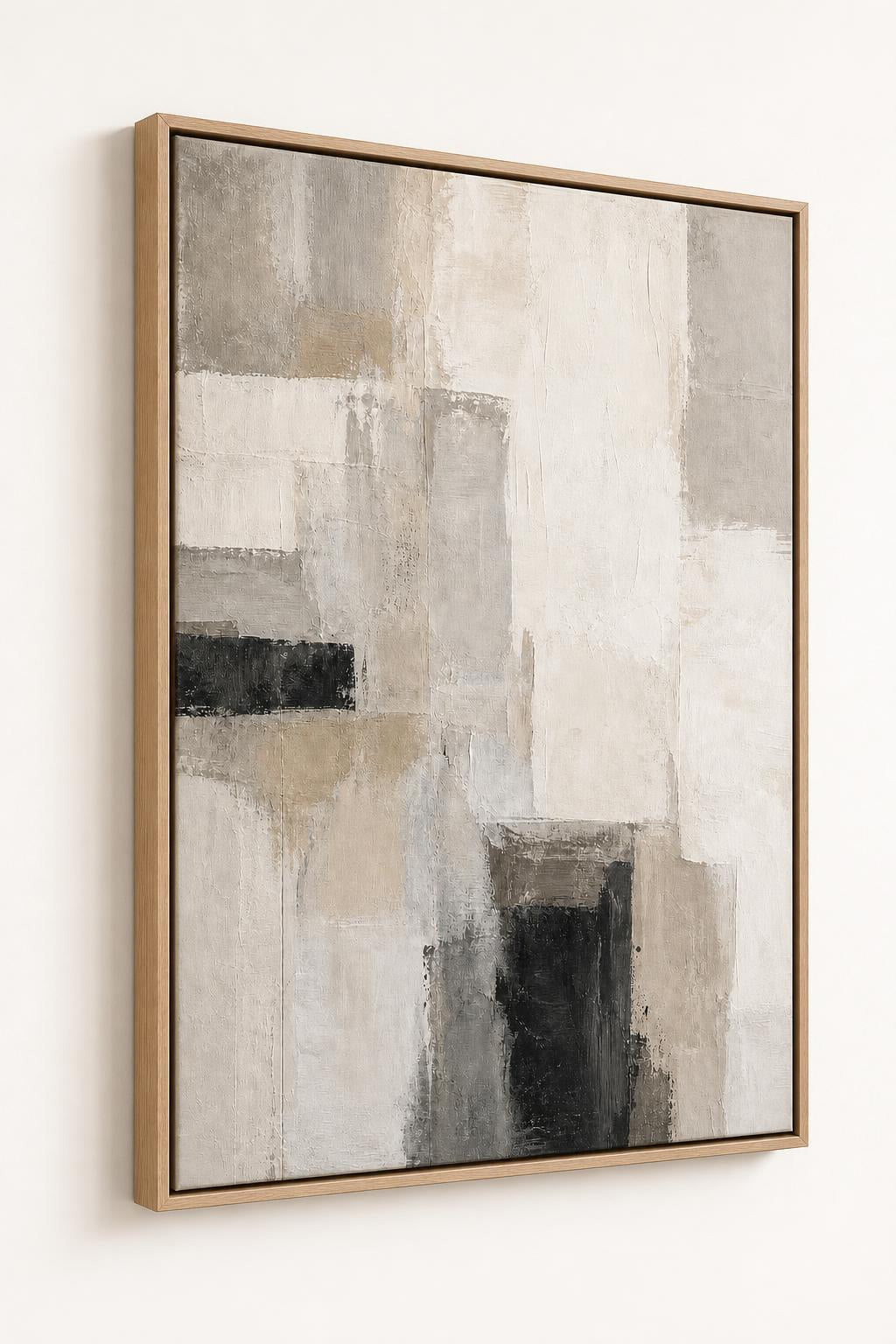 Foundation Study angled view in a floating frame