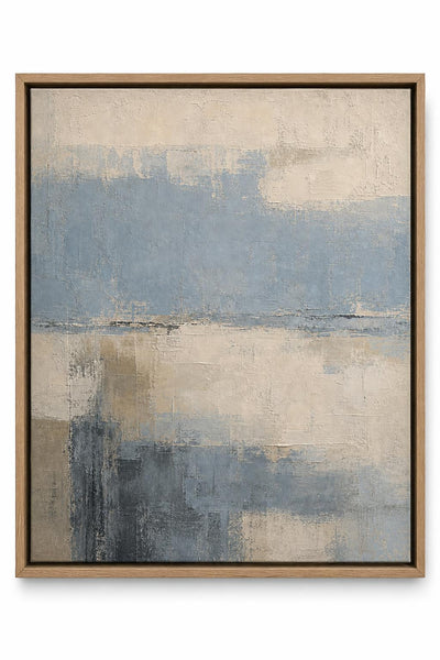 Blue Plaster Horizon framed canvas product image