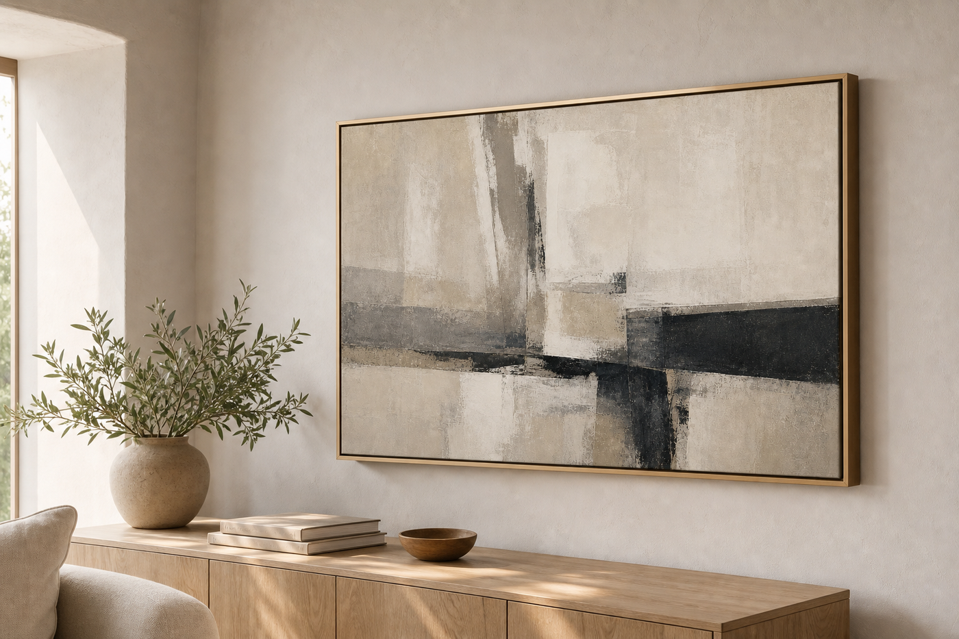 Charcoal Linen room mockup