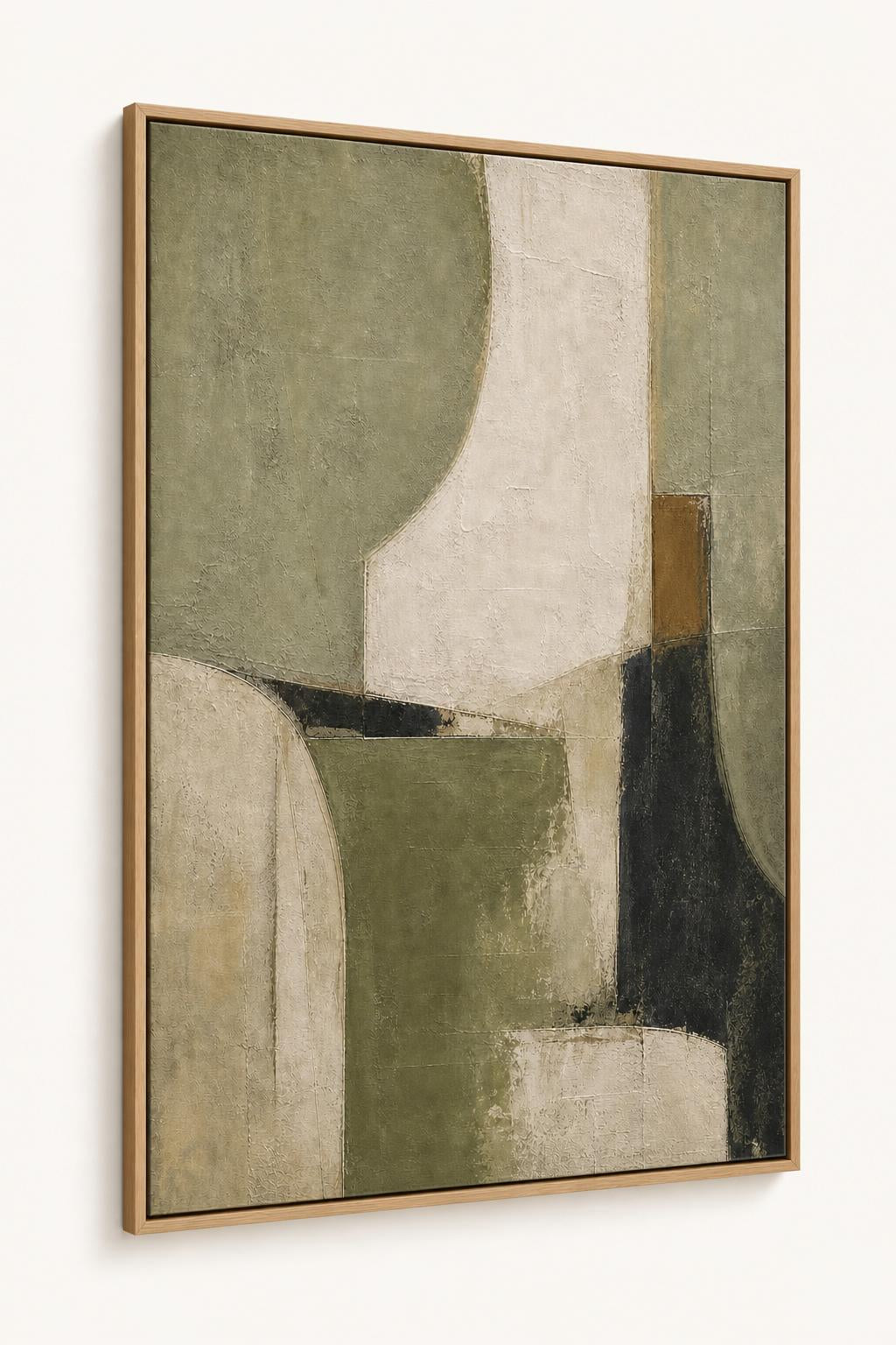 Limewash Form angled view in a floating frame