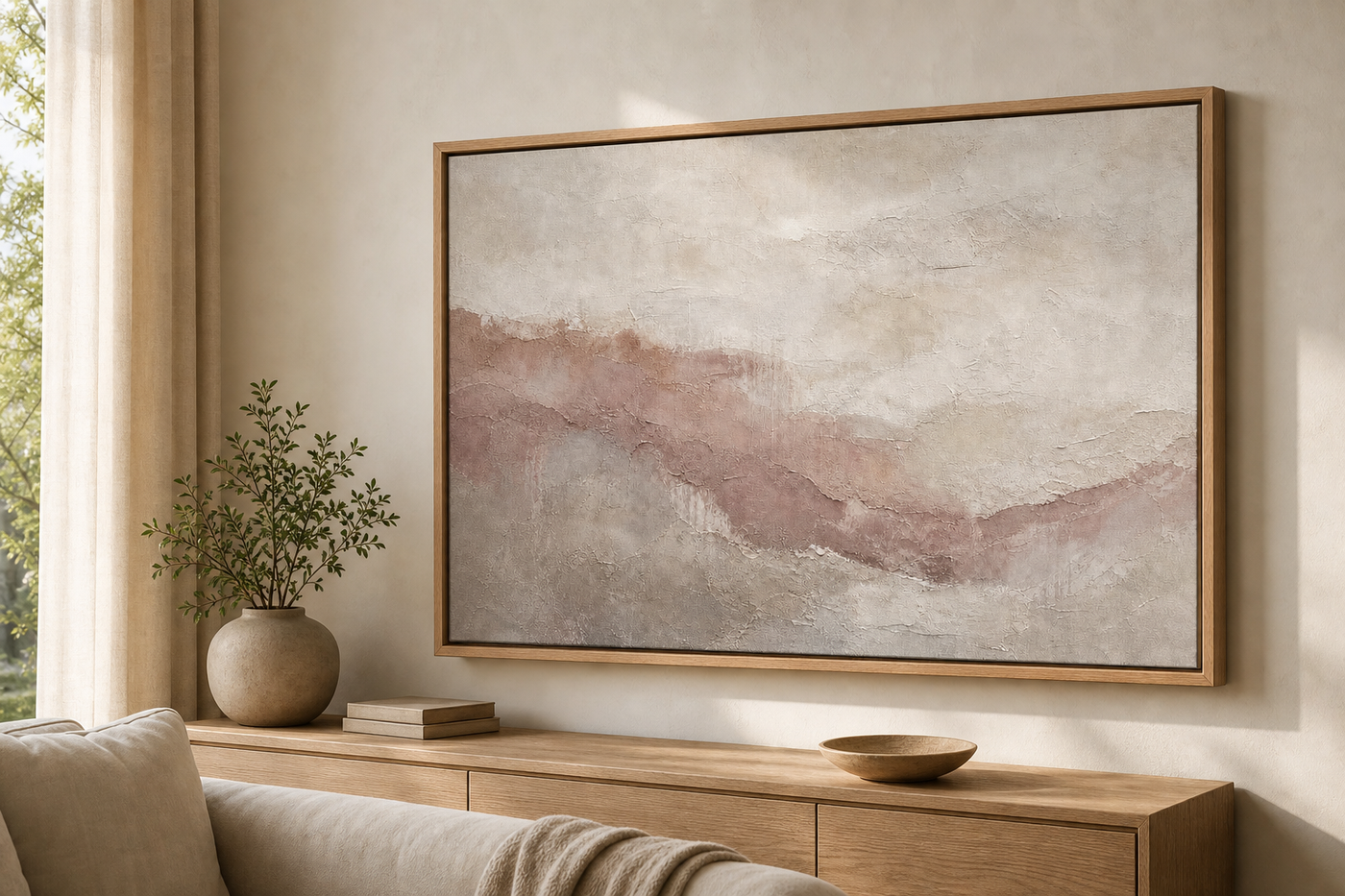 Mauve Horizon room mockup