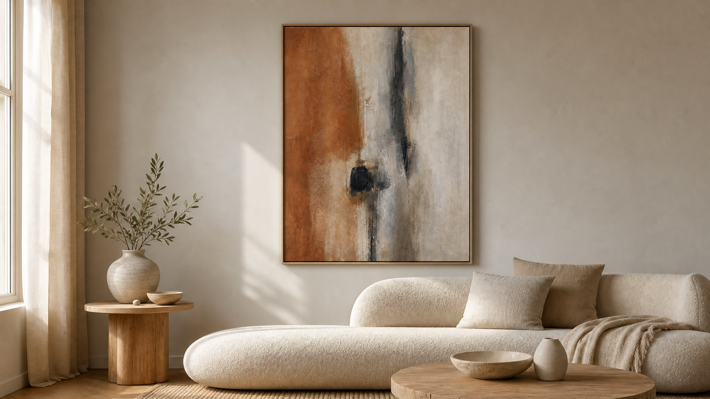 Smoke Clay room mockup