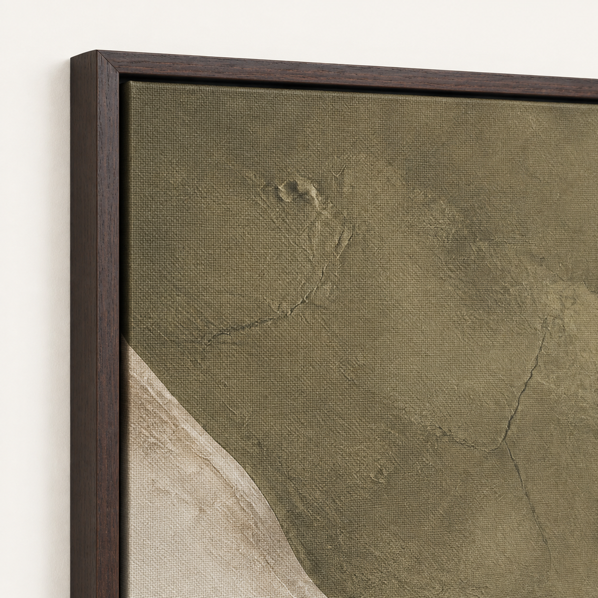 Alder — Frame and canvas detail