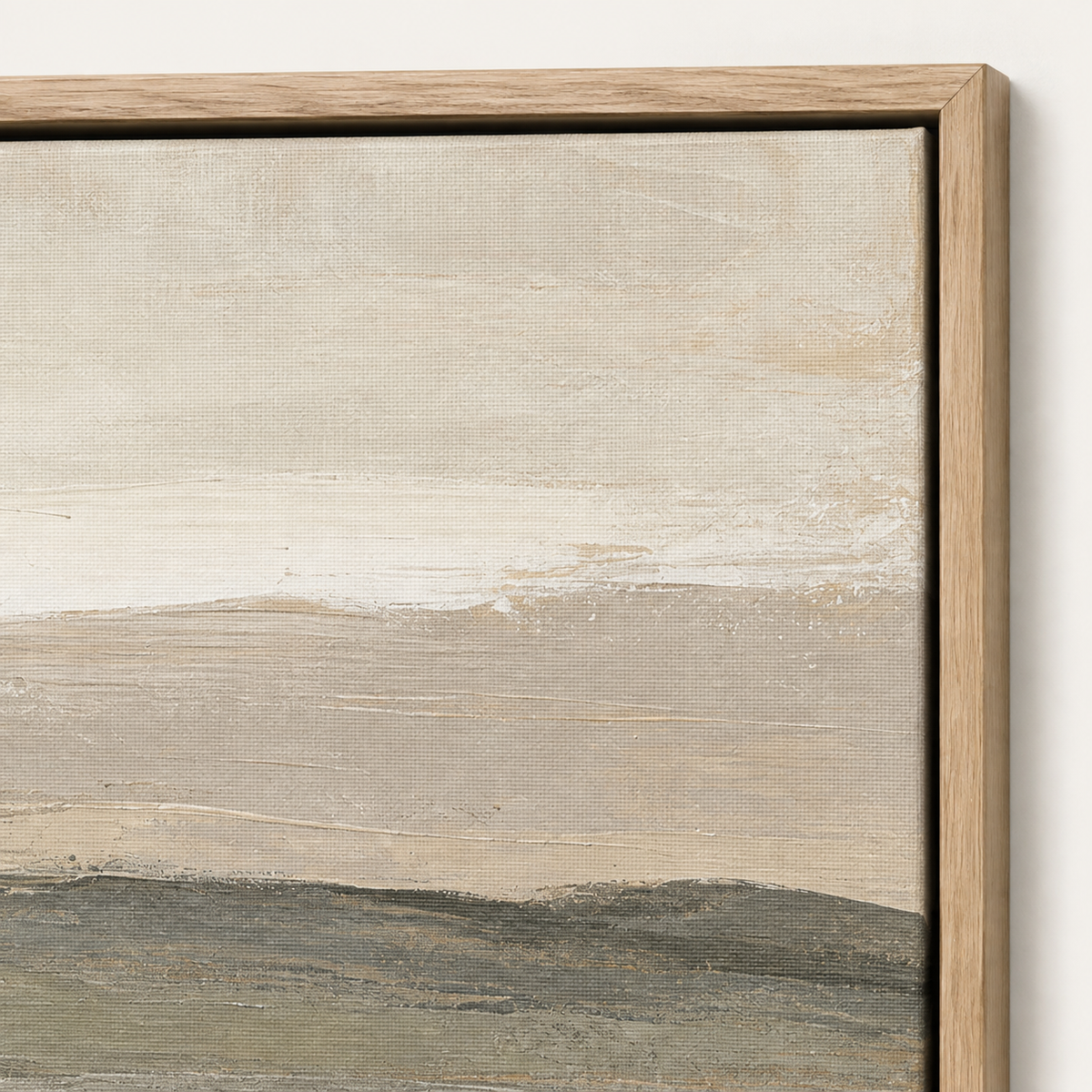 Hearthline — Frame and canvas detail
