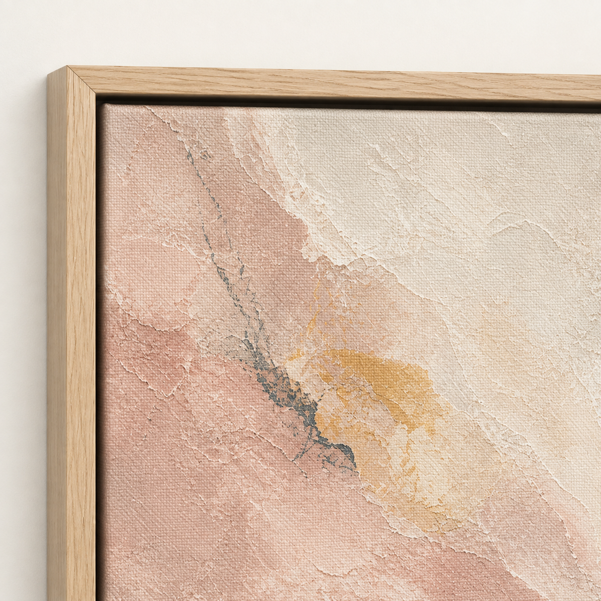 Maribel — Frame and canvas detail