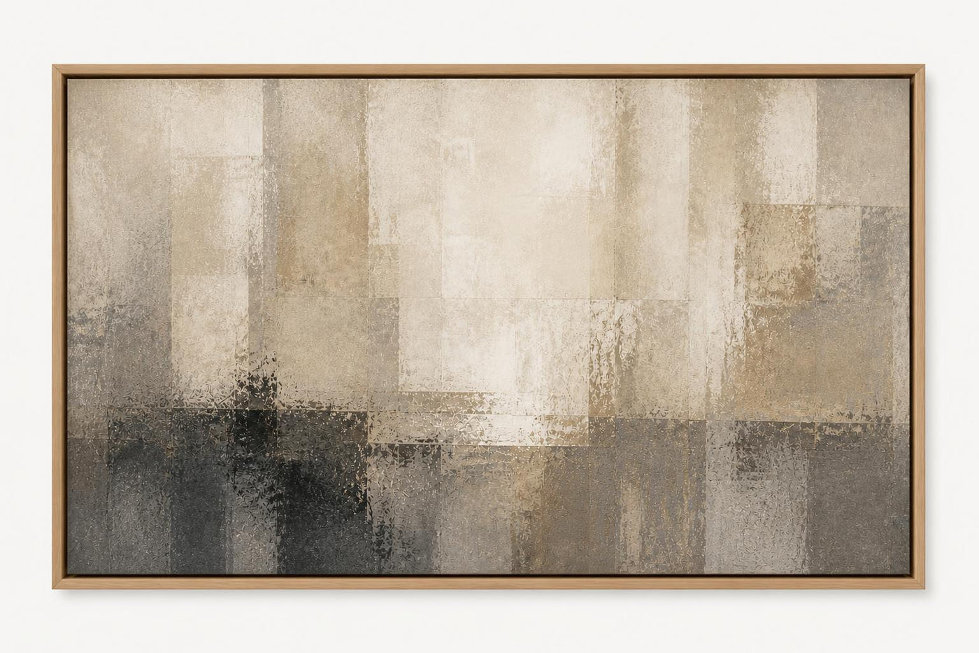 Horizon in Stone framed canvas product image