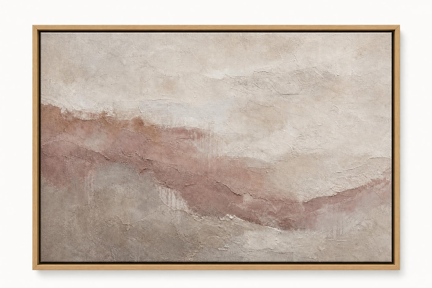 Mauve Horizon framed canvas product image