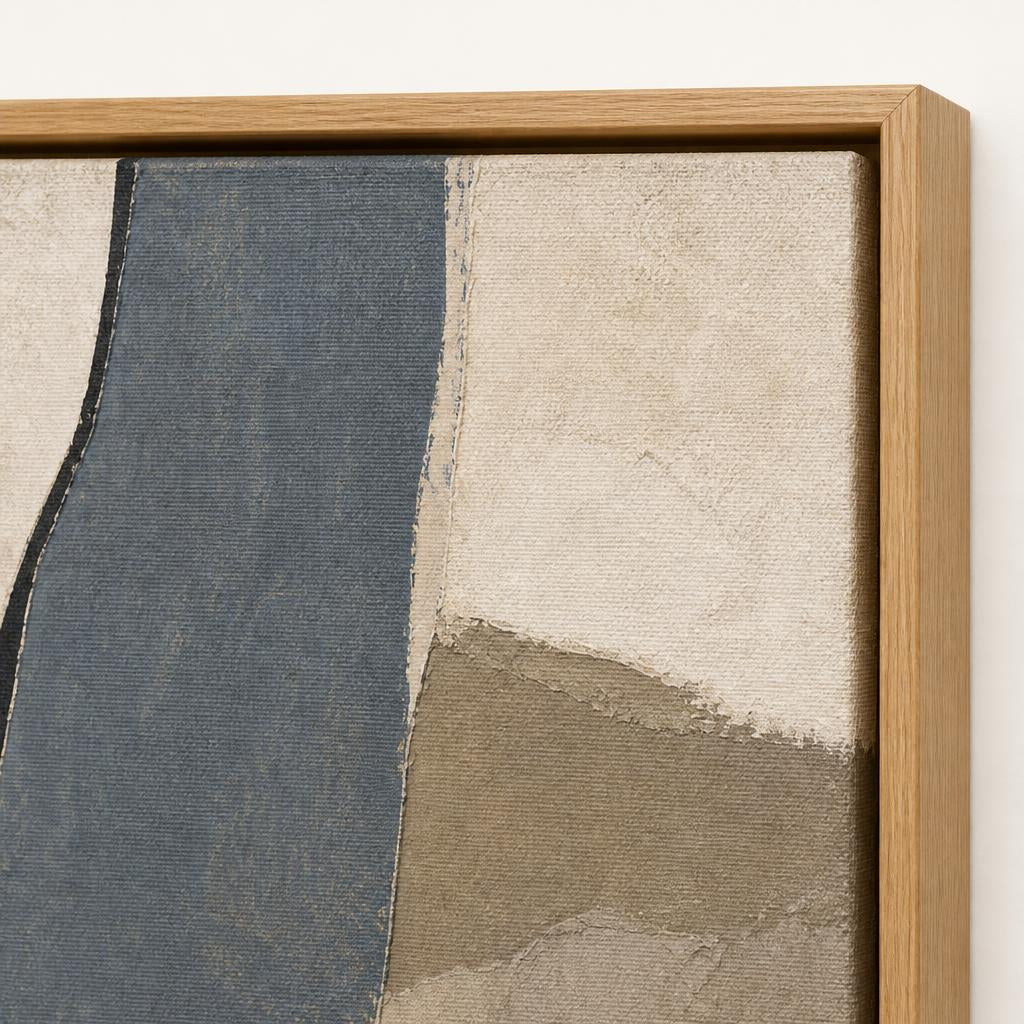 Bellamy Natural Oak frame corner close-up