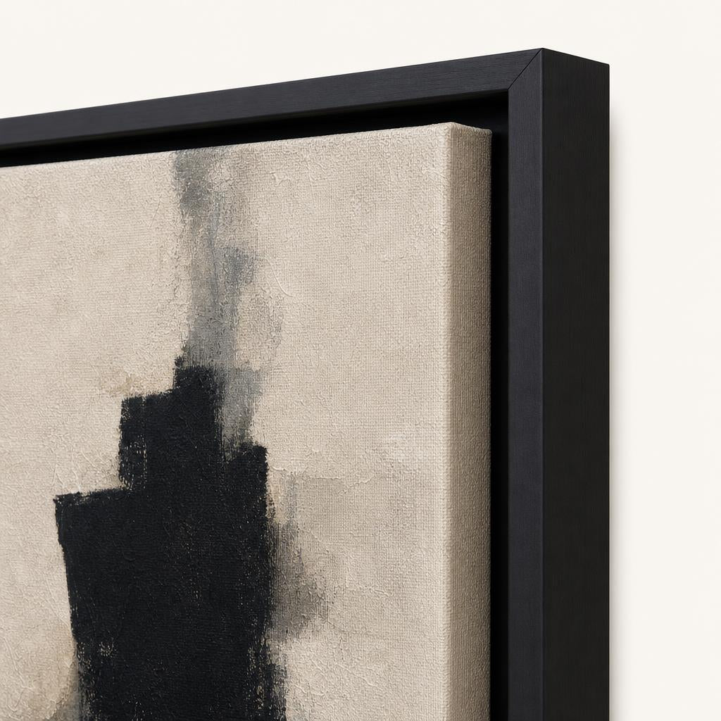 Ink Room Black frame corner close-up