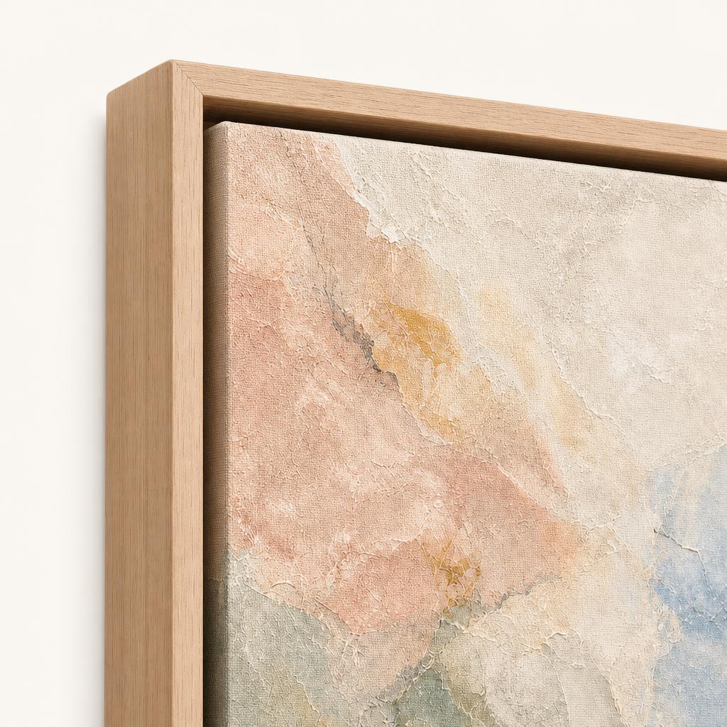 Maribel Light Wood frame corner close-up