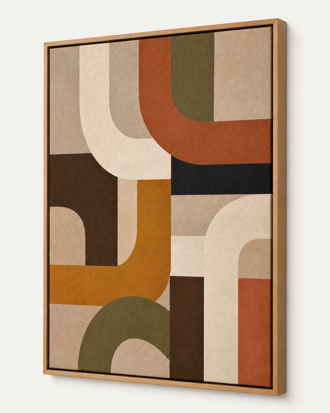 Terracotta Walk — Angled artwork view