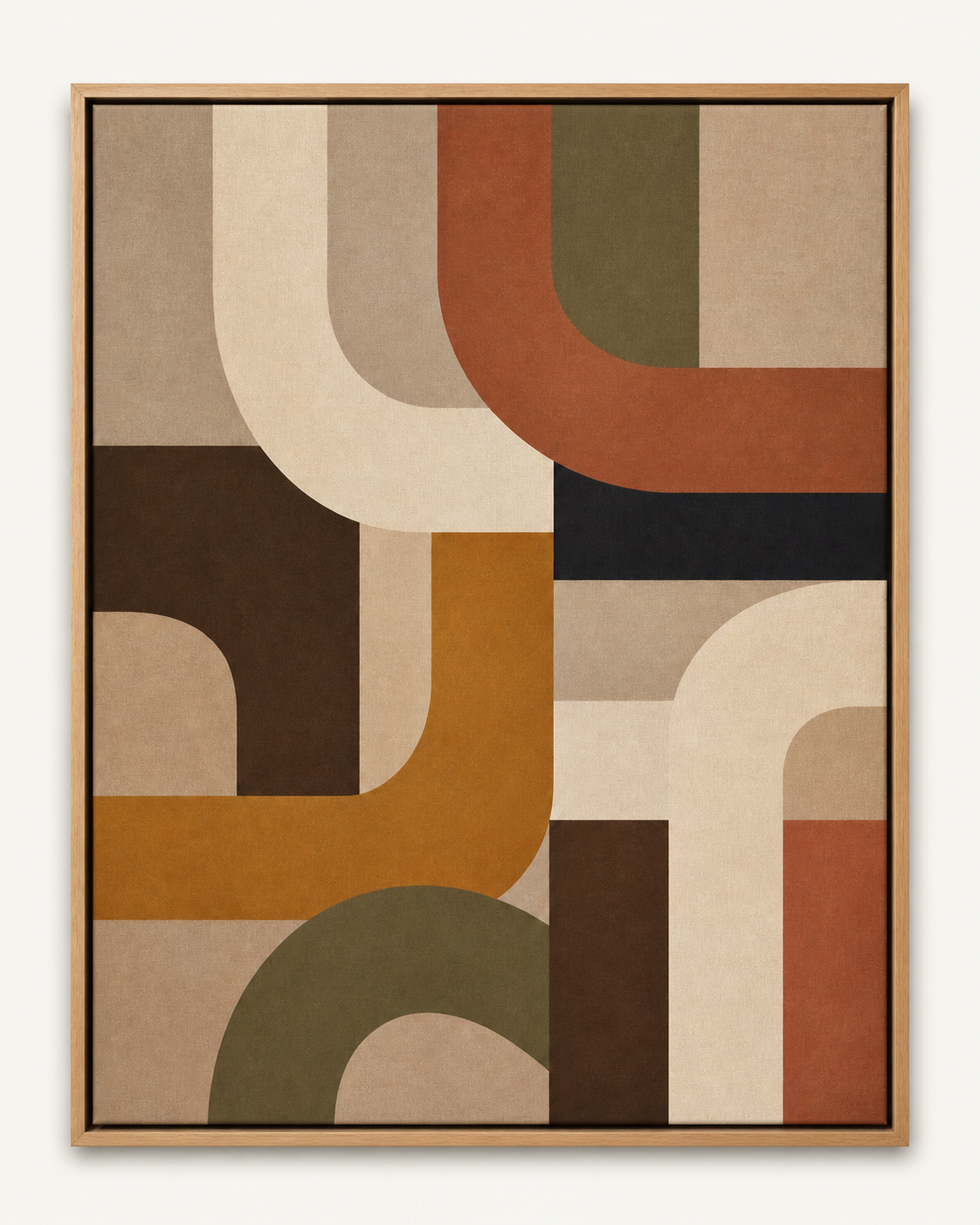 Terracotta Walk — Framed artwork