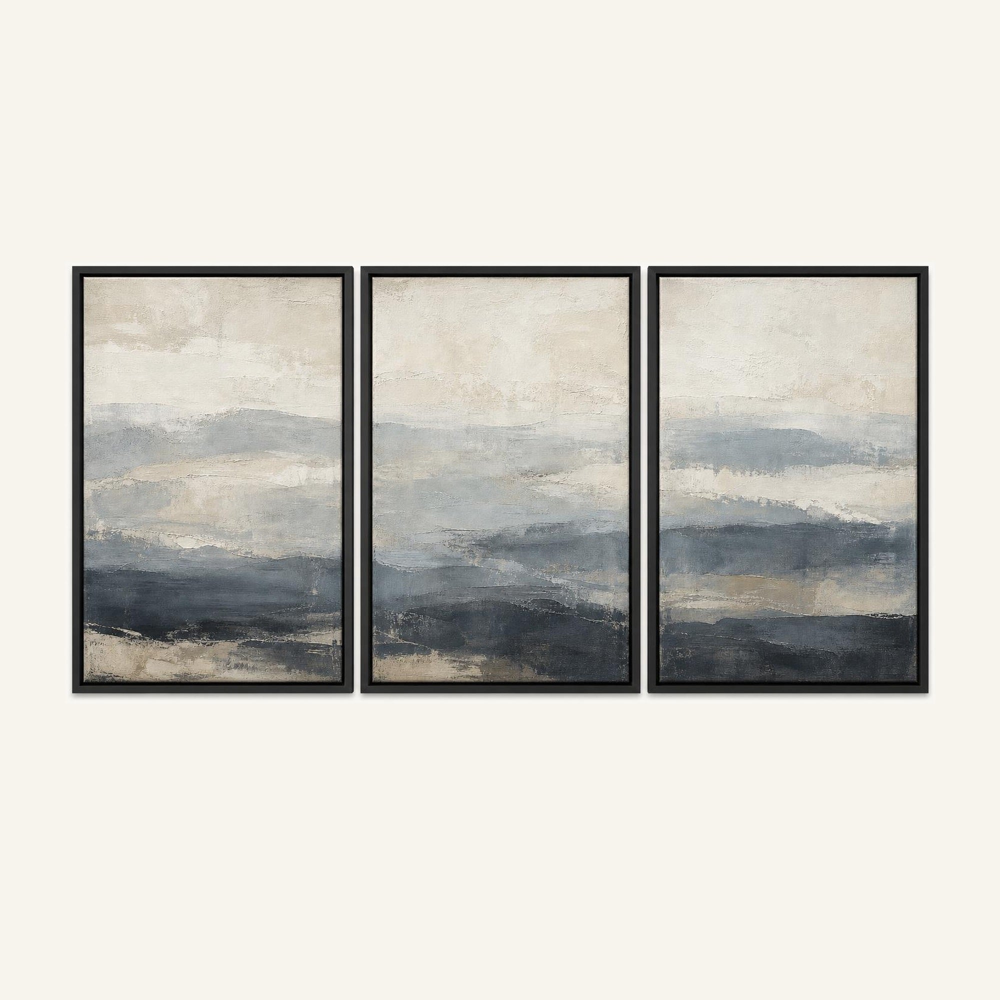 Tidal Triptych framed canvas thumbnail