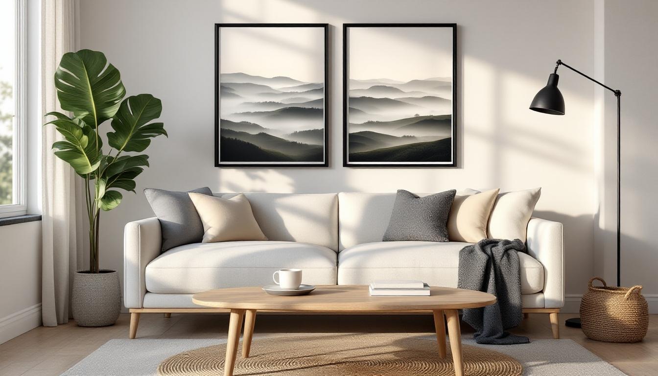 Modern farmhouse living room